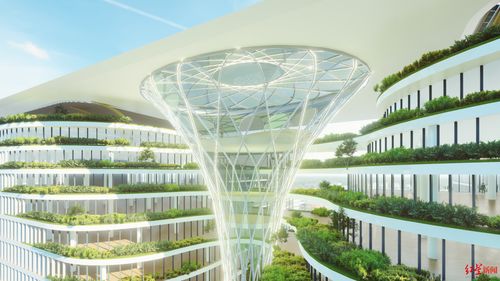 科技樹 逐漸長成 成都白鷺灣科技生態(tài)園這一地標(biāo)封頂